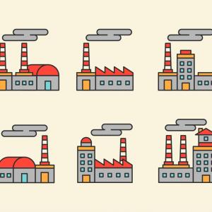 300x300 Factory Vector Icons With Outline Style Soidergi