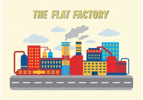 285x200 Industrial Factory Wallpaper Free Vector Graphic Art Free Download