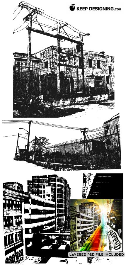 430x904 Keep Designingfree Vector Art Design Graphics City Factory