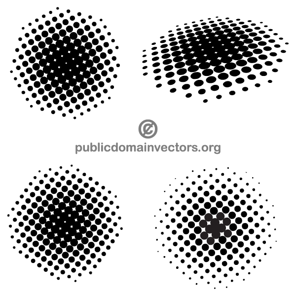 600x600 Halftone Dots Vector Illustrator Free Vectors In Dot