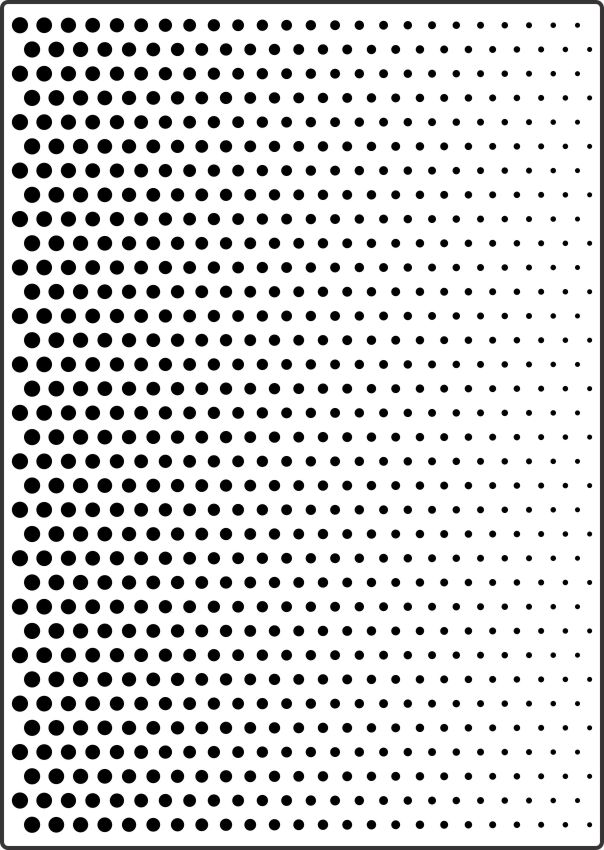 604x850 Polkadot Stencil Template For Fading Dots Available Online