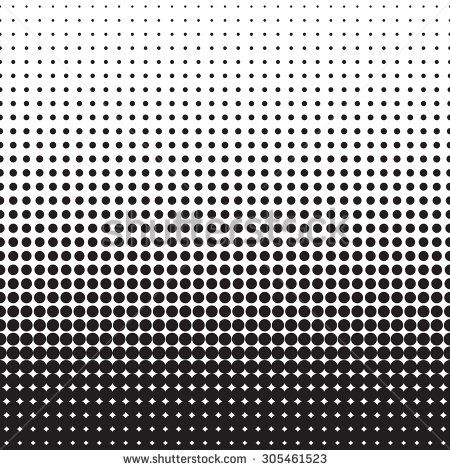 450x470 Pop Art Endless Background Halftone Black Dots On White