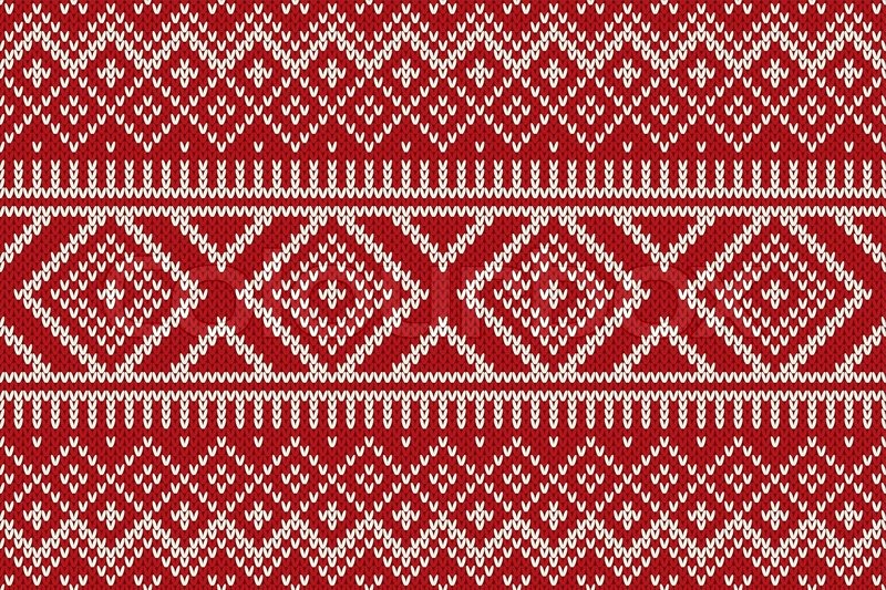 800x533 Seamless Pattern Ornament On The Wool Stock Vector Colourbox