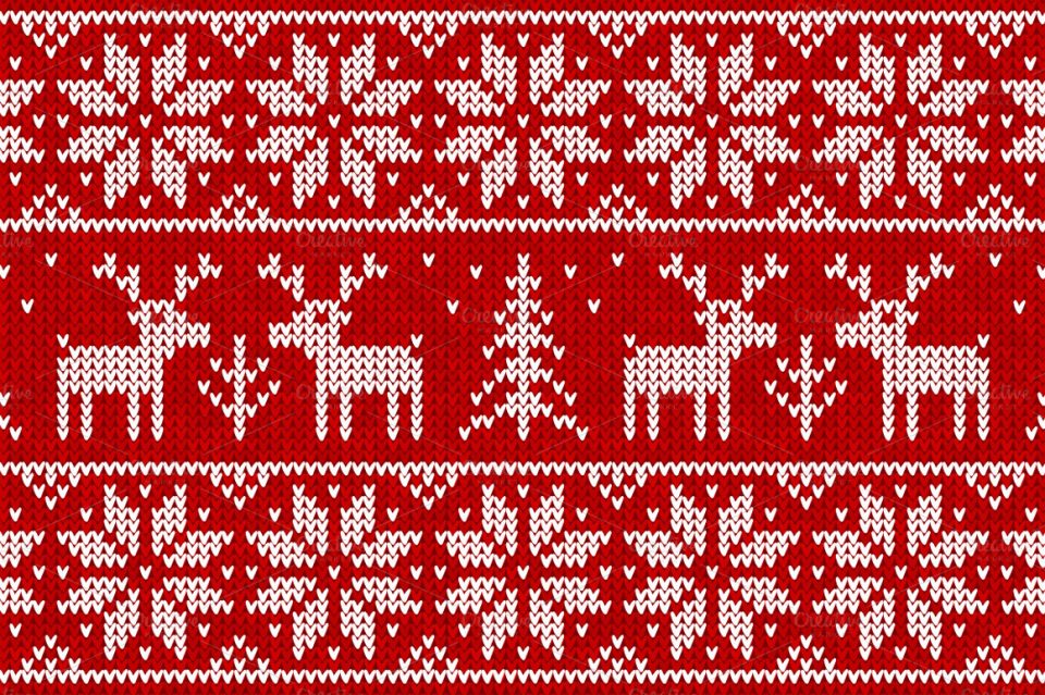 960x639 Christmas Sweater Pattern Clip Art Collection Jumper Knitting
