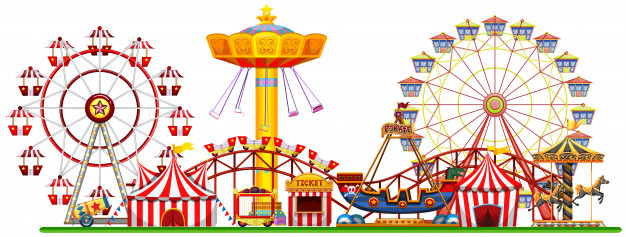 626x237 A Panorama Of Fun Fair Vector Premium Download