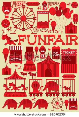 318x470 Vector Download Seamless Fun Fair Vectorillustration