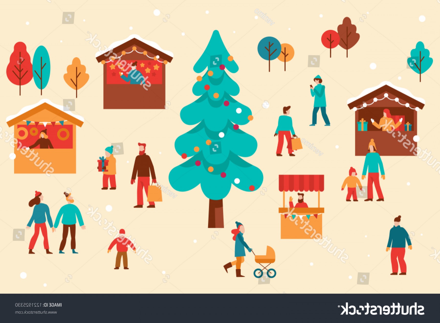 1800x1321 Vector People At Fair Savoyuptown