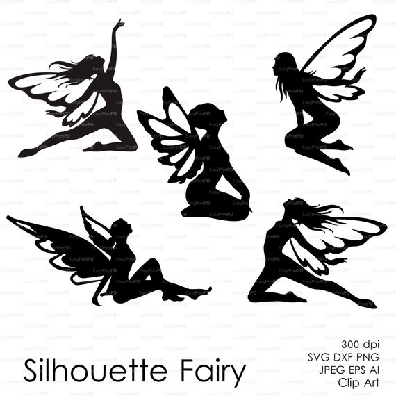 570x570 Fairy Butterflies Silhouette