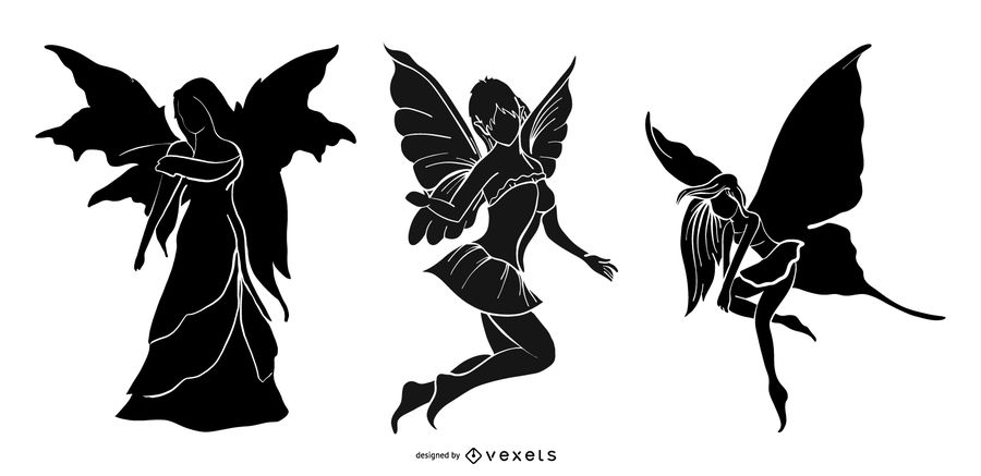 900x437 Fairy Silhouette Set Design