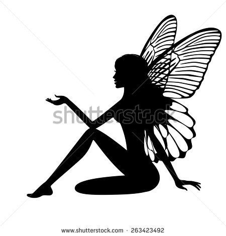 450x470 Fairy Silhouette Free Vector Download