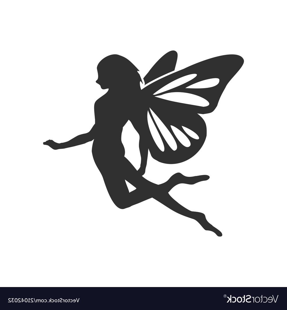 Download Fairy Silhouette Vector at Vectorified.com | Collection of ...
