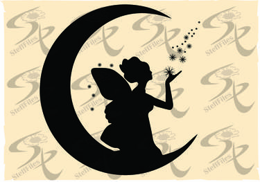 Fairy,vector,dxf, Png, Silhouette,download 375x263 Fairy,vector,dxf, Png, Silhouette,download