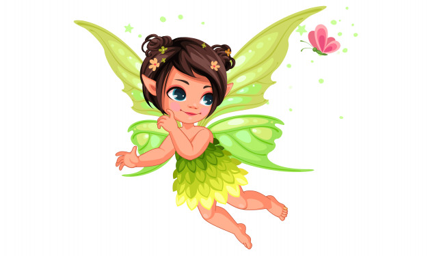 Beautiful Little Nature Fairy Vector Premium Download 626x375 Beautiful Little Nature Fairy Vector Premium Download