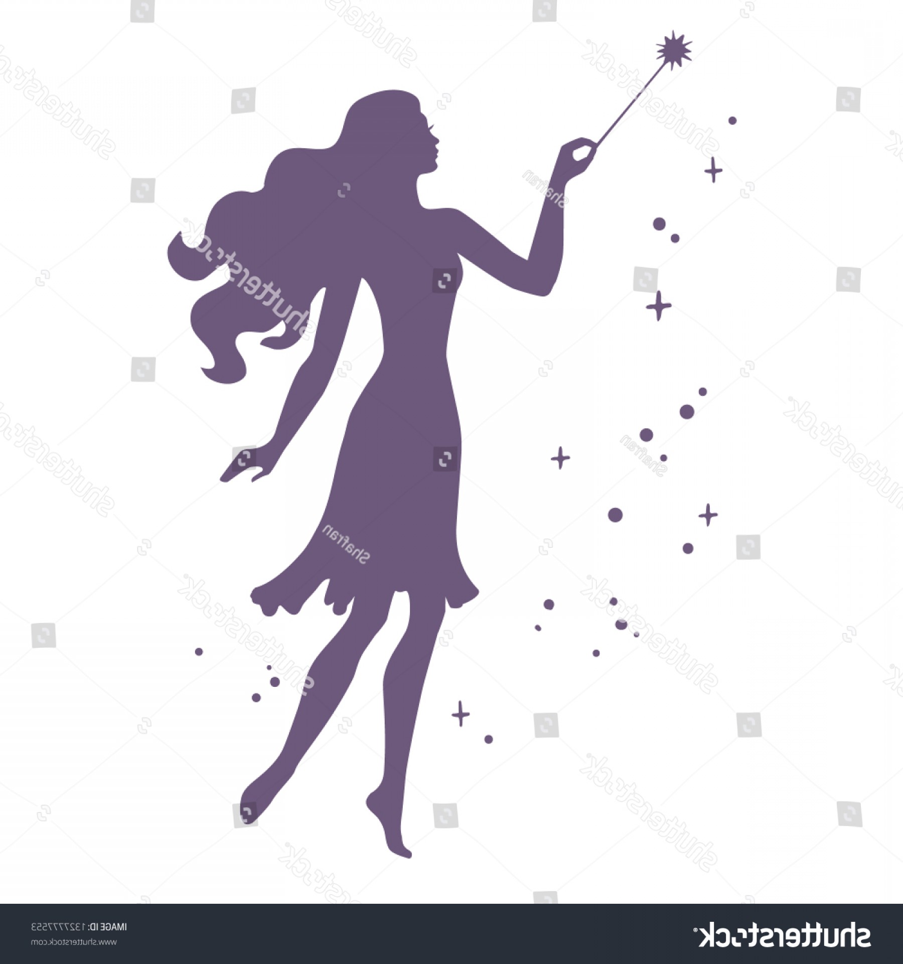 Silhouette Fairy Vector Illustration Isolated On Handandbeak 1800x1920 Silhouette Fairy Vector Illustration Isolated On Handandbeak
