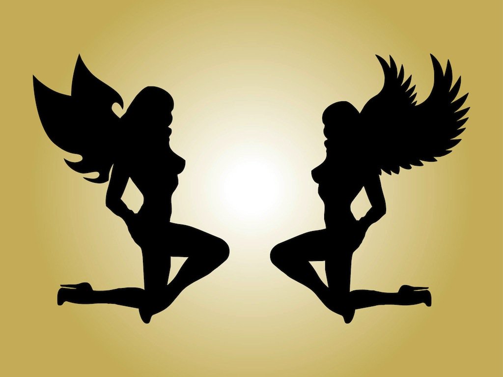 1024x767 Sexy Fairies Vector Art Graphics