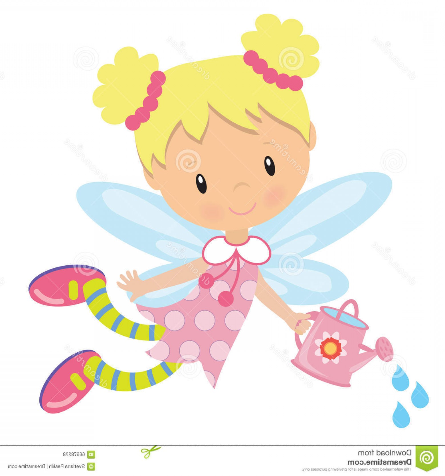 1560x1668 Cute Fairy Clip Art Vector Studiogrfx