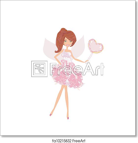 561x581 Free Art Print Of Beautiful Fairy Vector Graphic Freeart