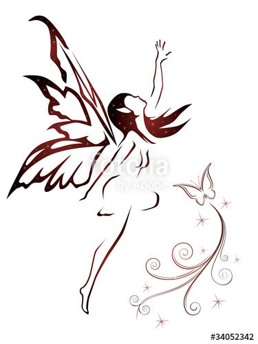 375x500 Abstract Fairy Vector Stock Image And Royalty Free Vector