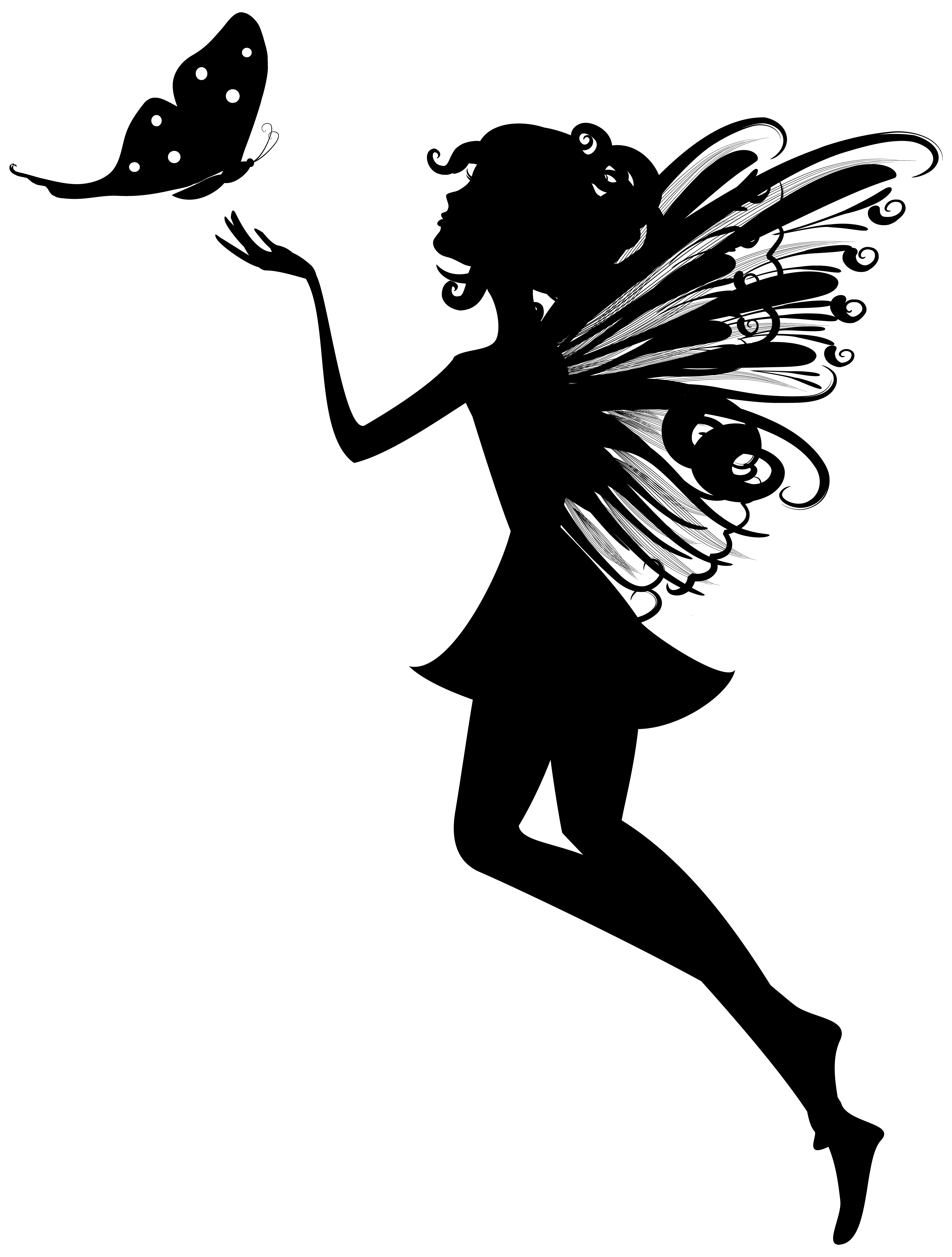 6059x8000 Free Fairy Vector Silhouette Download Christmas Dinner