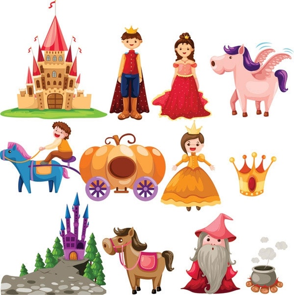 598x600 Cartoon Fairytale Image Of Vector Free Vector In Encapsulated