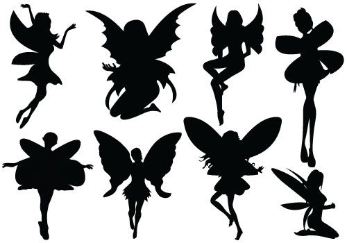 500x350 Fairy Silhouette Free Download Clip Art Free Clip Art