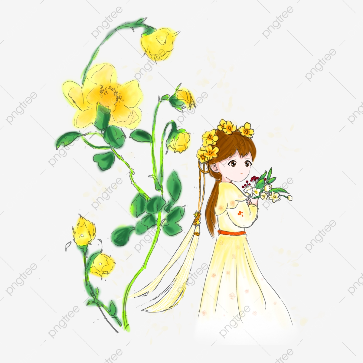 Creative Flower Fairy Tooth Vector, Flower Vector, Tooth Vector 1200x1200 Creative Flower Fairy Tooth Vector, Flower Vector, Tooth Vector