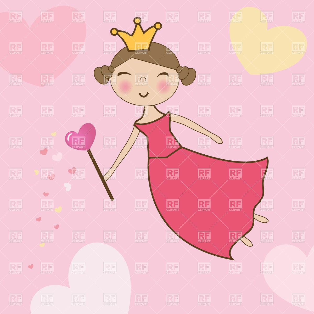 1200x1200 Beautiful Smiling Fairy With Magic Wand Vector Image Of People