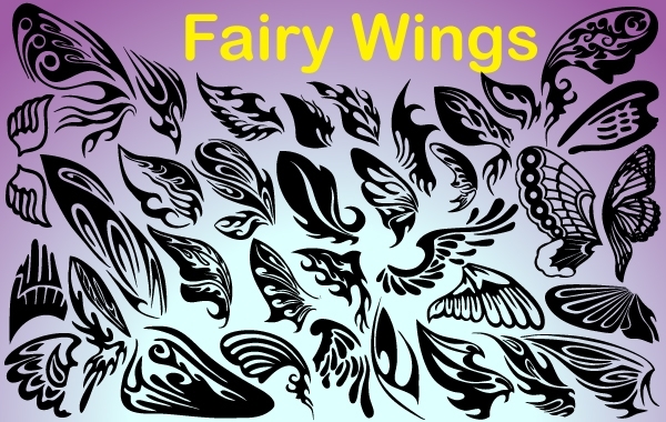 Free Vectors Fairy Wings Pack Vectorlady 600x380 Free Vectors Fairy Wings Pack Vectorlady