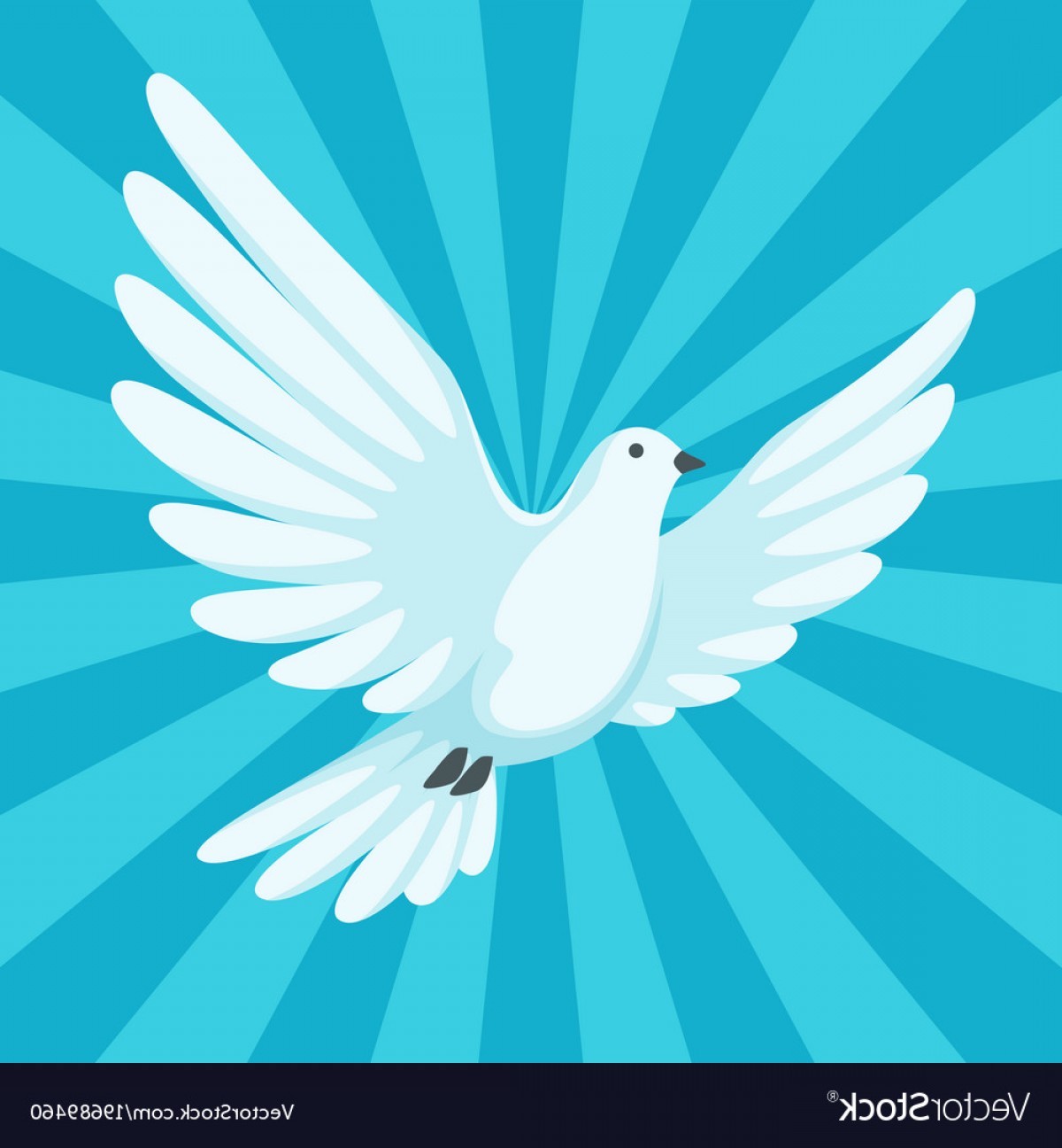 1200x1296 Background With White Dove Beautiful Pigeon Faith Vector