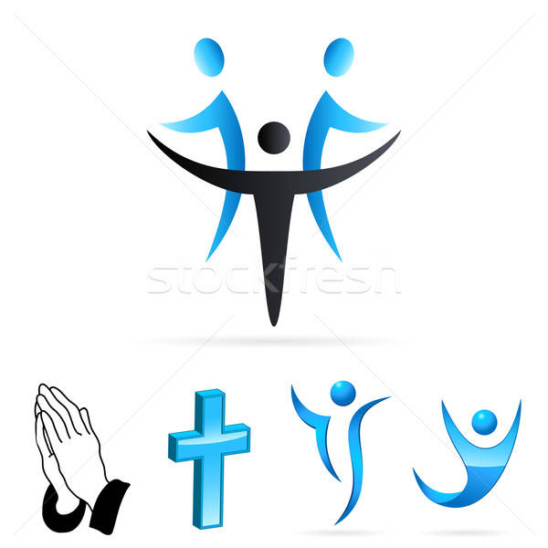 600x600 People Of Faith Vector Illustration Djdarkflower