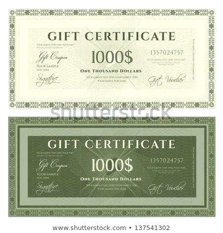 450x470 Gift Certificate Voucher Template Pattern Stock Vector Fake Money