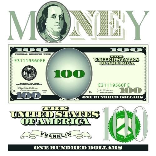 500x501 Vector Money With Dollars Design Template Free Download Fake Photoshop
