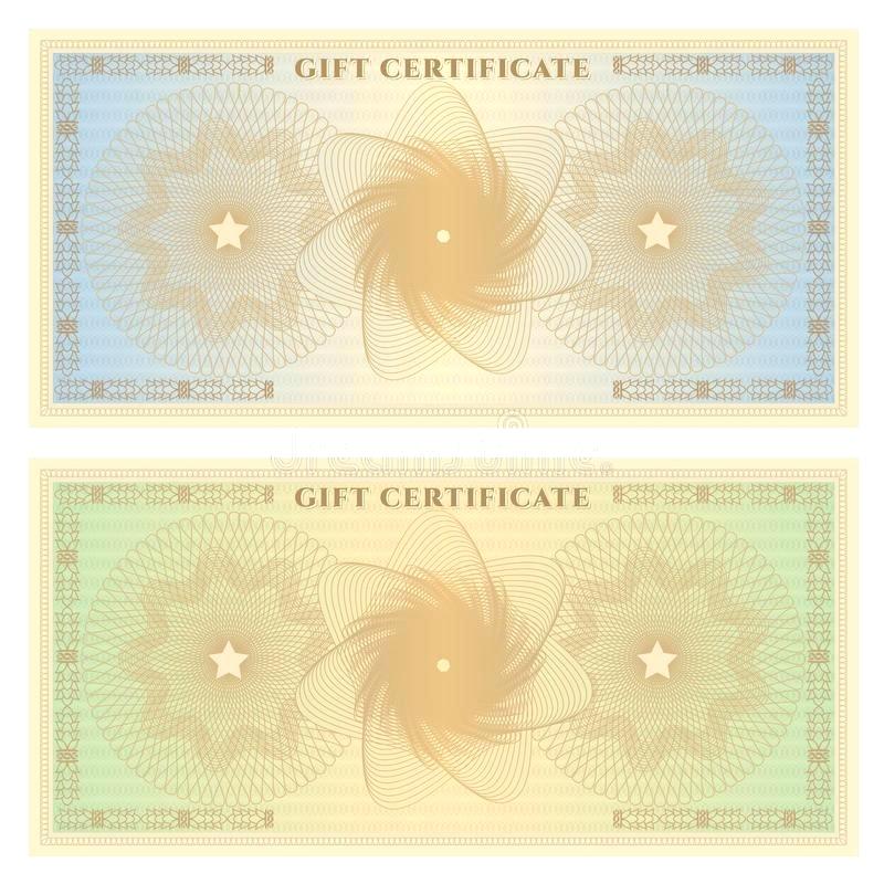 800x800 Voucher Gift Certificate Coupon Money Stock Vector Illustration