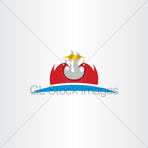 500x500 Falcon Logo Vector Icon Symbol Gl Stock Images