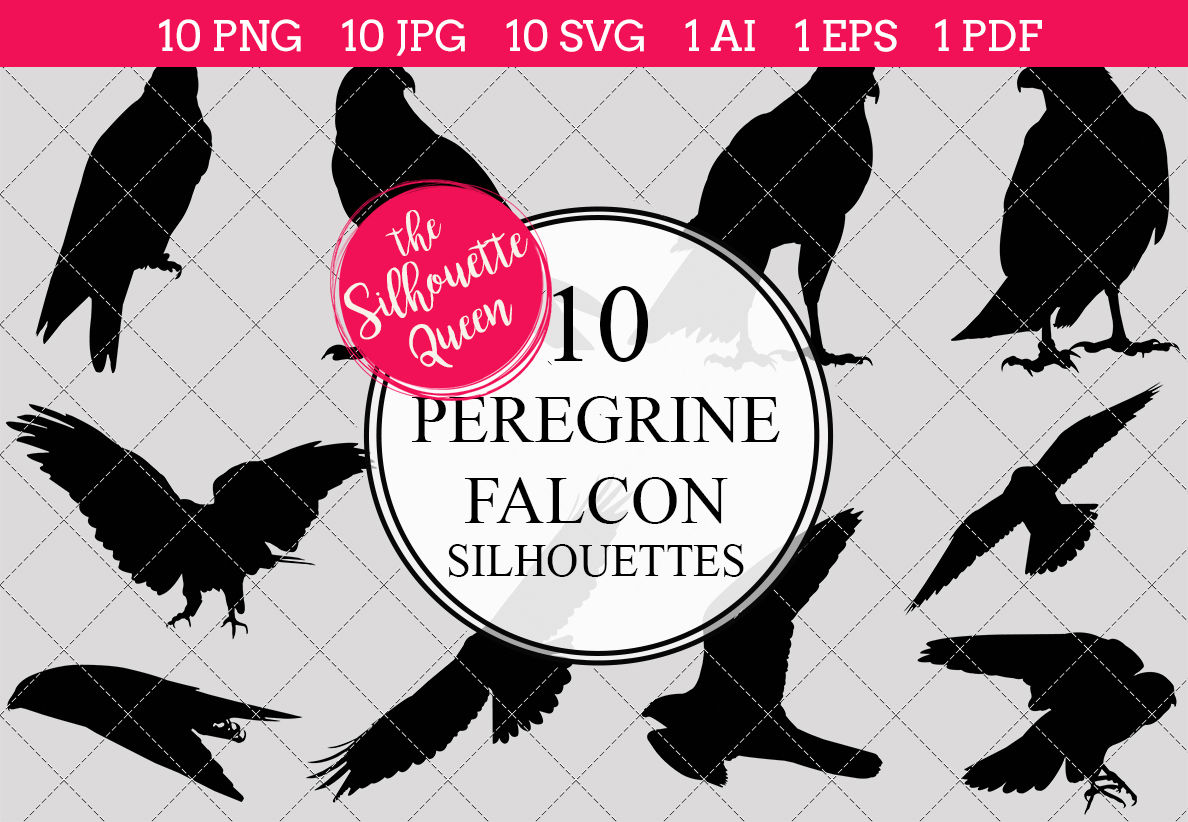 Peregrine Falcon Silhouette Vector 1188x822 Peregrine Falcon Silhouette Vector