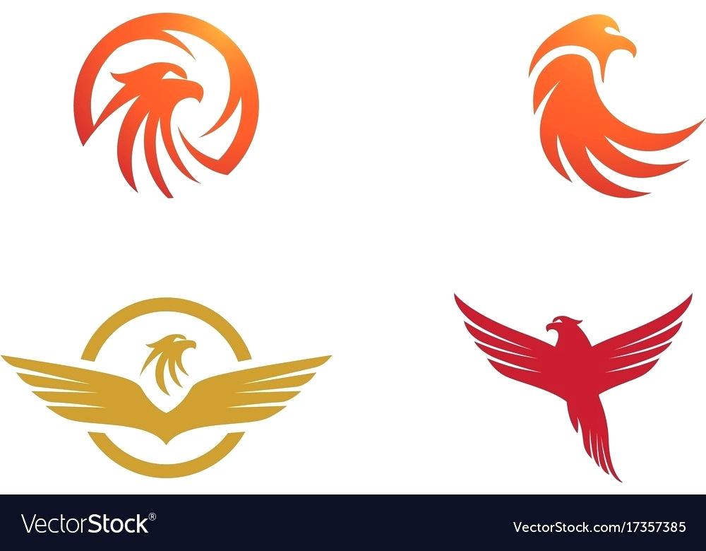 1000x780 Falcon Eagle Bird Logo Template Icon Royalty Free Vector