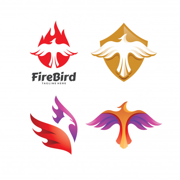 626x626 Eagle Falcon Bird Phoenix Logo Set Vector Premium Download