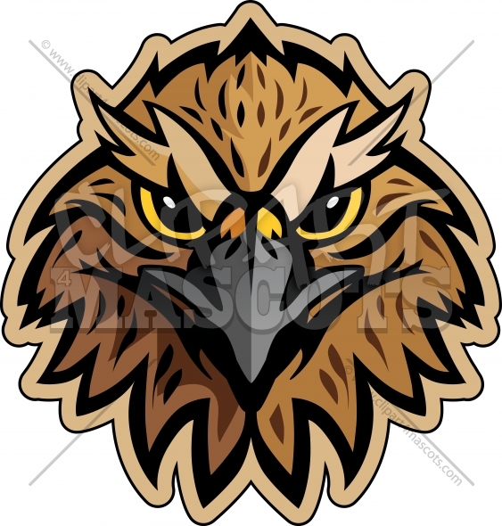 563x590 Falcon Mascot Logo Graphic Vector Logo