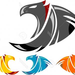300x300 Photostock Vector Stock Logo Falcon Wings Createmepink