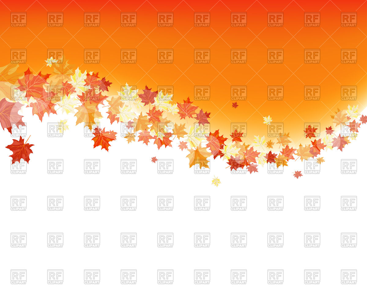 Autumn Maples Falling Leaves Background Vector Image 1200x960 Autumn Maples Falling Leaves Background Vector Image
