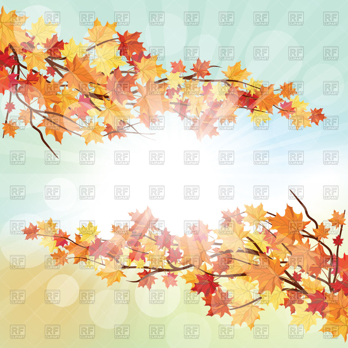 Autumn Frame With Falling Maple Leaves On Sky Background Vector 1200x1200 Autumn Frame With Falling Maple Leaves On Sky Background Vector