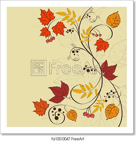 Free Art Print Of Fall Background Vector Autumn Background Design 561x581 Free Art Print Of Fall Background Vector Autumn Background Design