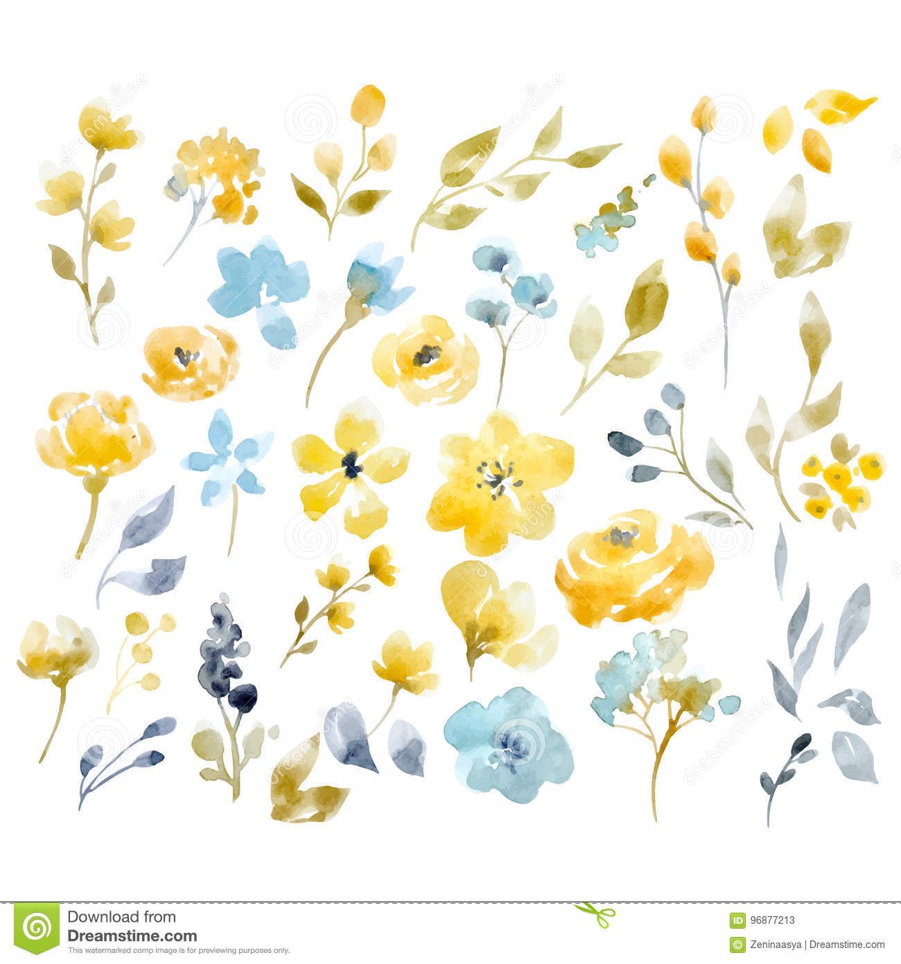 1300x1390 Beautiful Watercolor Floral Vector Watercolor Art