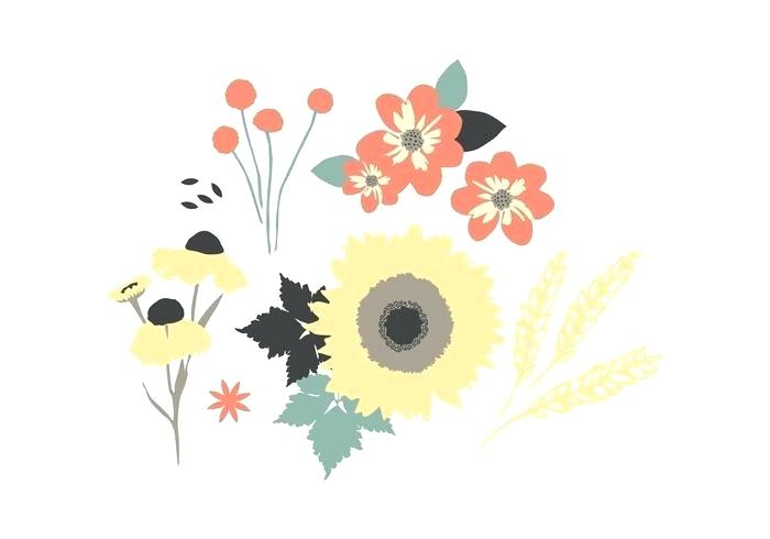 700x490 Fall Flowers Vector