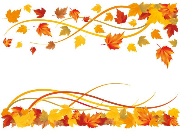 595x431 Free Vector Autumn Maple Leaf Border Vector Art Journaling