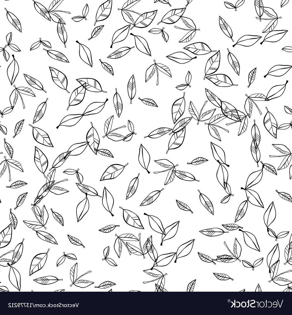 1000x1080 Best Free Fall Leaves Black And White Vector Cdr Free Vector Art