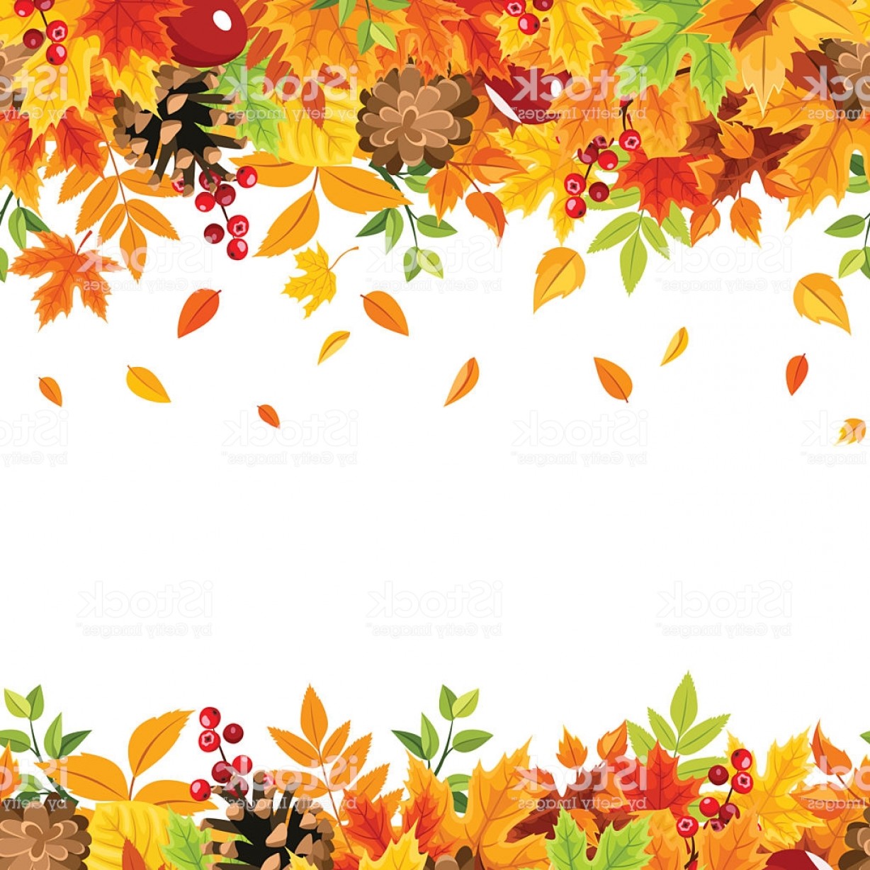 Horizontal Seamless Background With Colorful Falling Autumn Leaves 1228x1228 Horizontal Seamless Background With Colorful Falling Autumn Leaves