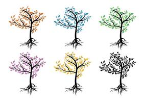 284x200 Fall Tree Free Vector Art
