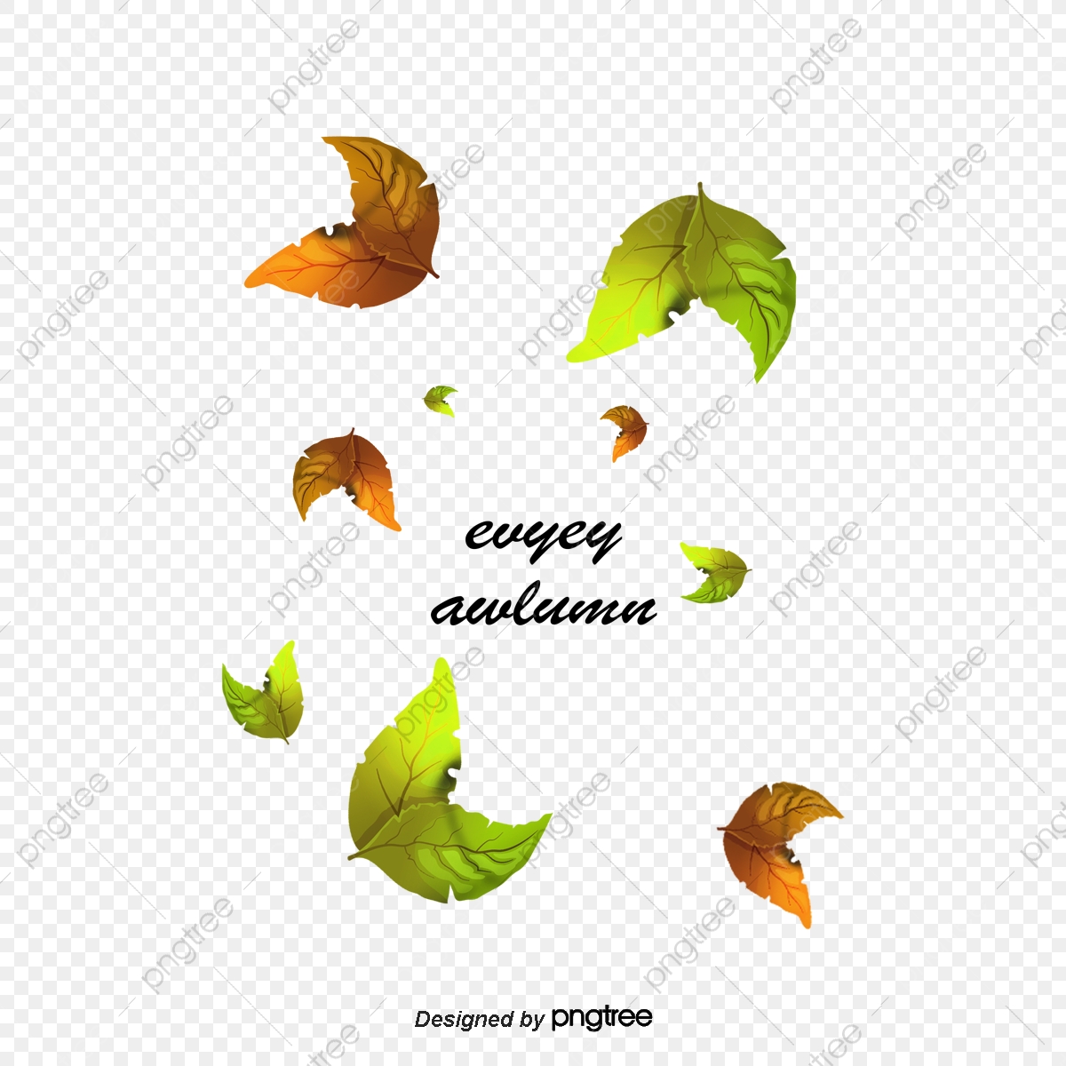 1200x1200 Autumn Leaves Falling In The Fall, Vector Png, The Autumn Leaves