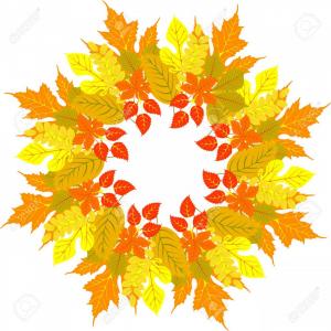 300x300 Autumn Leaves Pattern Forest Yellow Fall Vector Studiogrfx